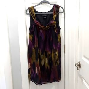 Lane Bryant multi color top Purple green Size 18